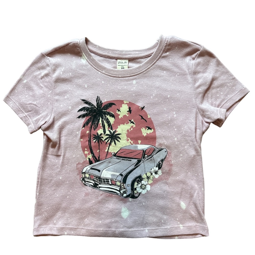 Light Purple Baby Cropped Tee
